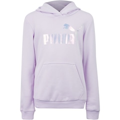 Blusão Puma com Capuz Nova Shine Logo- Infantil - Foto 1