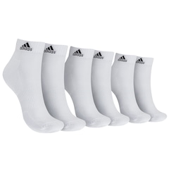 Kit de Meias adidas Sportswear Ankle com 3 pares Adulto - Foto 1