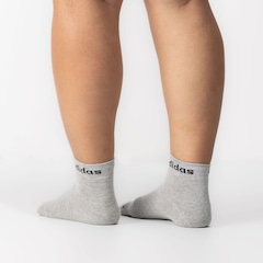 Kit de Meias adidas Logo Linear Ankle - com 3 Pares - Adulto - Foto 4