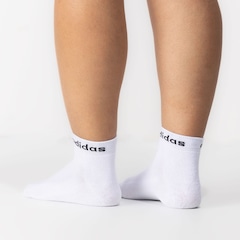 Kit de Meias adidas Logo Linear Ankle - com 3 Pares - Adulto - Foto 6