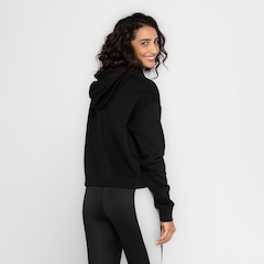 Blusa Feminina Cropped Puma com Capuz Essentials Logo - Foto 7
