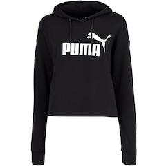 Blusa Feminina Cropped Puma com Capuz Essentials Logo - Foto 8