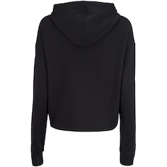 Blusa Feminina Cropped Puma com Capuz Essentials Logo - Foto 9