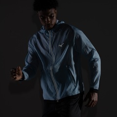 Jaqueta Corta-Vento Masculina Mizuno com Capuz High - Foto 7