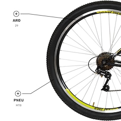 Bicicleta Caloi Velox Aro 29 Freio V-Brake Câmbio Indexado 21 Marchas - Foto 4
