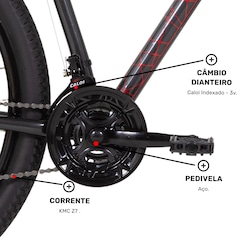 Bicicleta Caloi Vulcan - Aro 29 - Freio a Disco Mecânico - Câmbio Traseiro Shimano - 21 Marchas - Foto 10