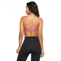 Top Fitness sem Bojo adidas Média Sustentação Coreflow - Adulto - Foto 3