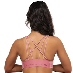 Top Fitness sem Bojo adidas Média Sustentação Coreflow - Adulto - Foto 6