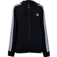 Jaqueta com Capuz adidas 3S Ft Fz R Hd - Feminina - Foto 7