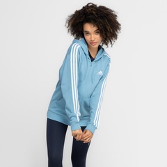Jaqueta Feminina adidas com Capuz Track Top 3 Listras - Foto 6