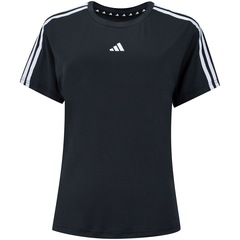 Camiseta Feminina adidas Manga Curta Essentials 3 Listras - Foto 7
