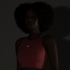 Top Fitness com Bojo Removível Mizuno Média Sustentação Compress Fit - Adulto - Foto 6