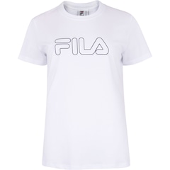 Camiseta Feminina Fila Manga Curta Basic Outline - Video 1