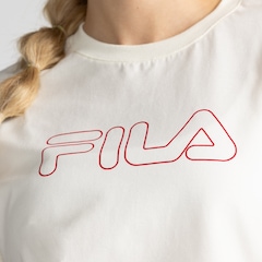 Camiseta Feminina Fila Manga Curta Basic Outline - Foto 4