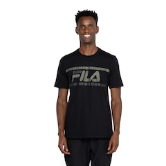 Camiseta Masculina Fila Manga Curta Letter Colors - Foto 2