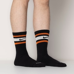 Kit de Meias Cano Alto Nike Masculino Dri-Fit Cushioned Crew com 3 Pares - Foto 3