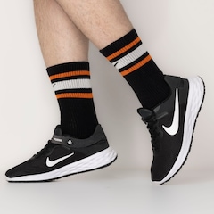 Kit de Meias Cano Alto Nike Masculino Dri-Fit Cushioned Crew com 3 Pares - Foto 9