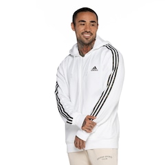 Jaqueta Masculina adidas com Capuz Top 3 Listras - Foto 2