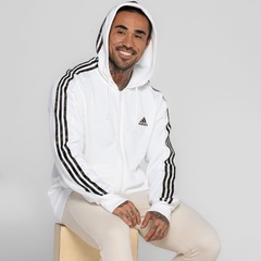 Jaqueta Masculina adidas com Capuz Top 3 Listras - Foto 7