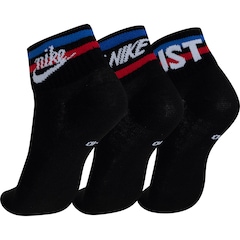 Kit de Meia Nike Cano Médio Everyday Essential Ankle - Adulto - 3 Pares - Foto 2