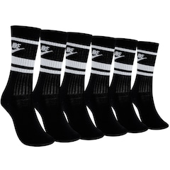 Kit de Meias Cano Alto Nike Essential Crew 3 Pares Adulto - Foto 1