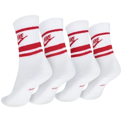 Kit de Meias Cano Alto Nike Essential Crew 3 Pares Adulto - Foto 2