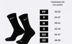 Kit Meia Nike Everyday Cush Poly Ankle - Foto 4