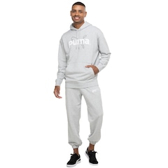 Blusão Masculino Puma com Capuz Team Graphic Hoodie - Foto 8