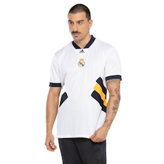 Camiseta Real Madrid Masculina adidas Manga Curta Icon - Foto 2