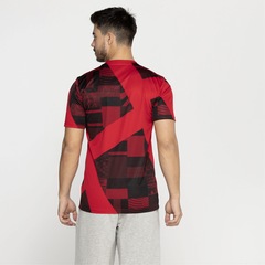 Camisa Pré-Jogo do Flamengo 23 adidas - Masculina - Foto 3