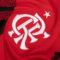 Camisa Pré Jogo do Flamengo 23 adidas - Infantil - Foto 4