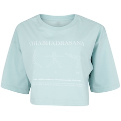 Blusa Cropped Manga Curta Feminina Oxer Estampada - Foto 10