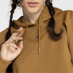 Blusa de Moletom Cropped Feminina adidas com Capuz Hiit - Foto 7