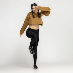 Blusa de Moletom Cropped Feminina adidas com Capuz Hiit - Foto 8