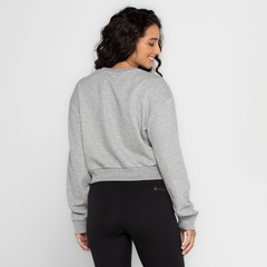 Blusa de Moletom Feminina adidas sem Capuz All Szn - Foto 3