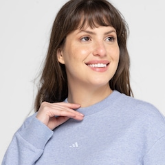 Blusa de Moletom Feminina adidas sem Capuz All Szn - Foto 6