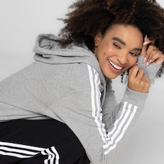 Jaqueta Feminina adidas com Capuz Track Top 3 Listras - Foto 5
