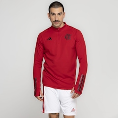 Blusa de Treino Moletom do Flamengo adidas Masculina Comissão - Foto 5