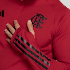 Blusa de Treino Moletom do Flamengo adidas Masculina Comissão - Foto 9