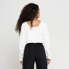 Blusa Cropped Nike Manga Longa Sportswear Everyday Md Cro - Foto 4