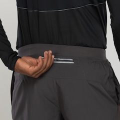 Bermuda 5" Masculina Oxer com Sunga Interna Tecido Plano com Elastano Corrida - Foto 5