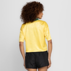 Camiseta do Brasil CBF Feminina Cropped Retrô Liberdade - Foto 3