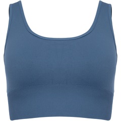 Top Fitness com Bojo Removível Oxer Sem Costura Baixa Sustentação - Adulto - Foto 7