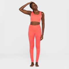 Top Fitness com Bojo Removível Oxer Sem Costura Baixa Sustentação - Adulto - Foto 4