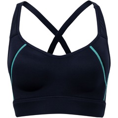 Top Fitness com Bojo Fixo Oxer Alta Sustentação Alça Cruzada - Adulto - Foto 1