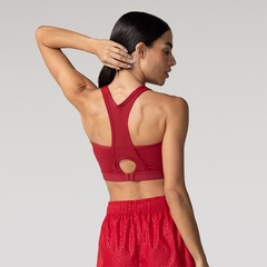 Top Fitness com Bojo Removível Oxer Alta Sustentação Adulto - Foto 2