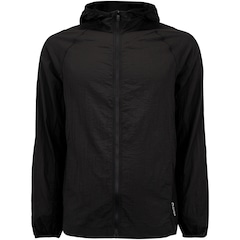 Jaqueta Corta-Vento Masculina Oxer com Capuz Packable Tecido Plano Corrida - Foto 1