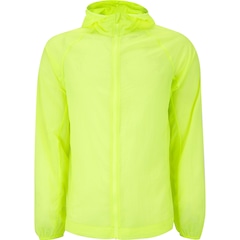Jaqueta Corta-Vento Masculina Oxer com Capuz Packable Tecido Plano Corrida - Foto 1