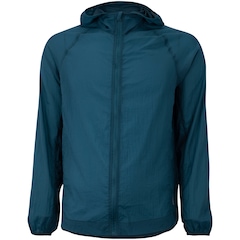 Jaqueta Corta-Vento Masculina Oxer com Capuz Packable Tecido Plano Corrida - Foto 8