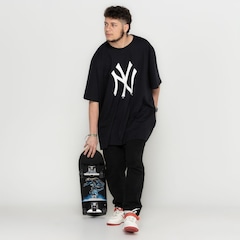 Camiseta New York Yankees MLB New Era Masculina Básico Essential - Foto 1